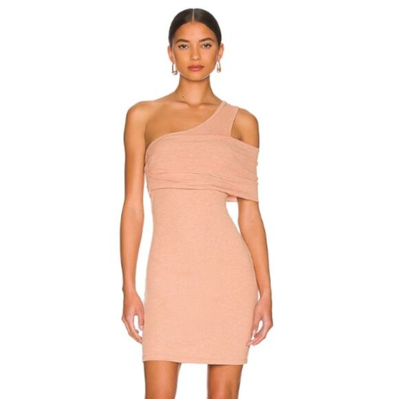 LNA Phifer Tank Dress in Heather Blush NWT Size Large